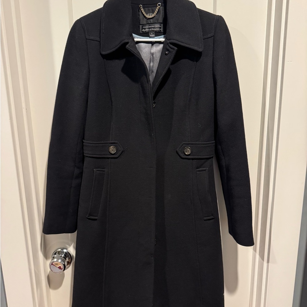 J. Crew Women's New Lady Day Italian Double-Cloth Wool Blend Topcoat